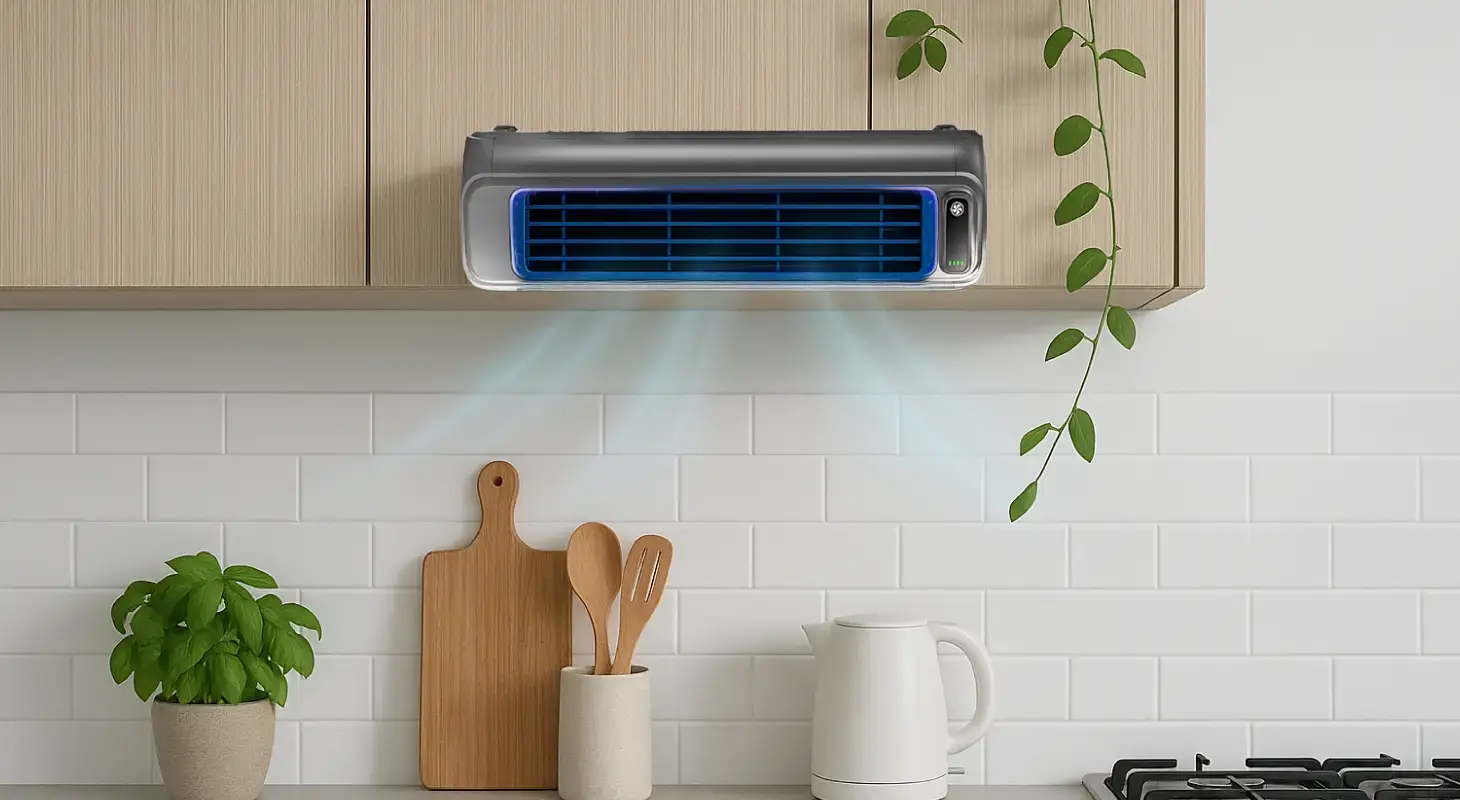 portable ac in the kitchen